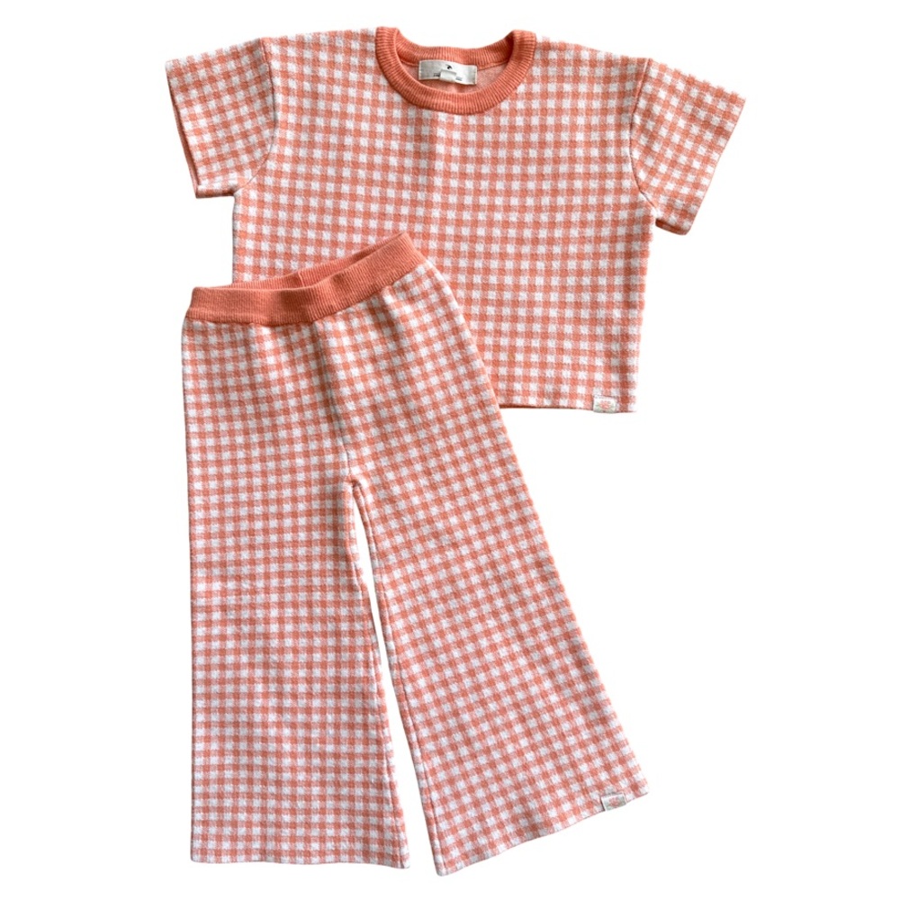 Rip Curl Toddler Girls Gingham Set - size 3-4T